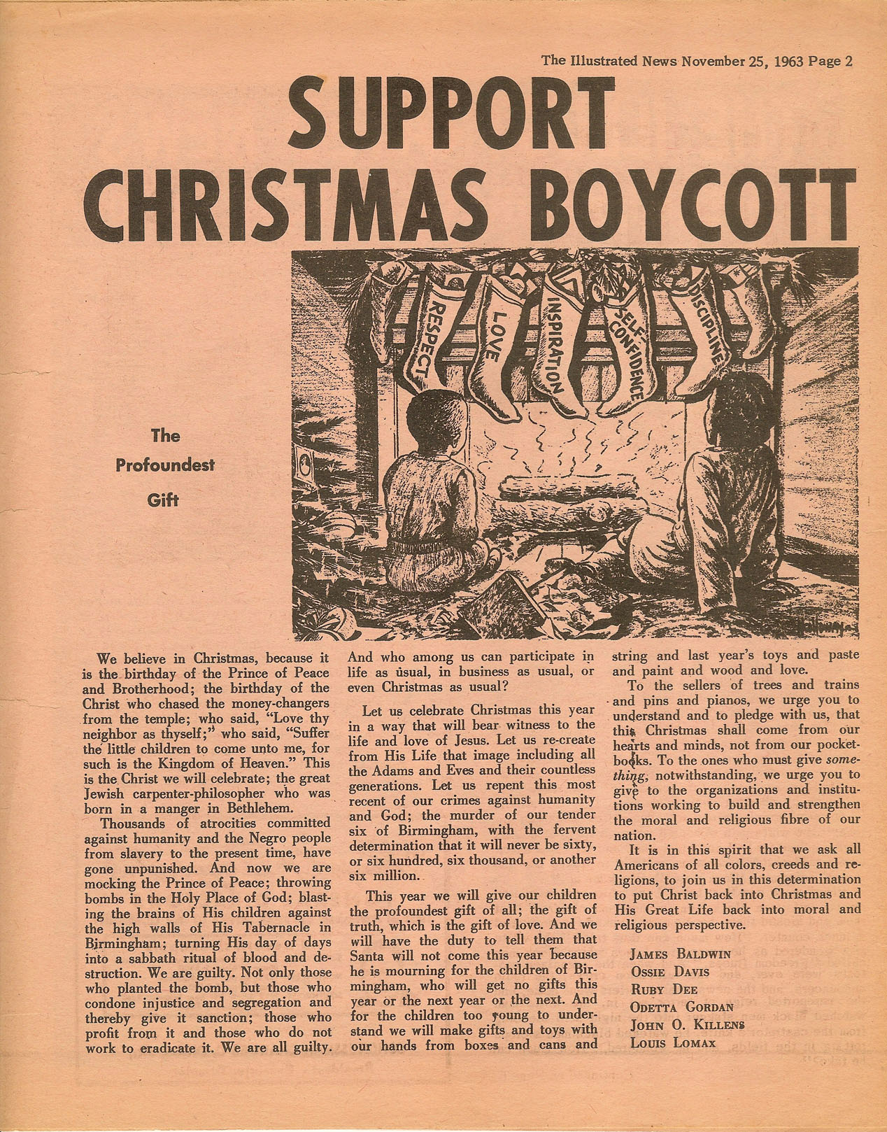 Support The Christmas Boycott 1963 Finding Eliza