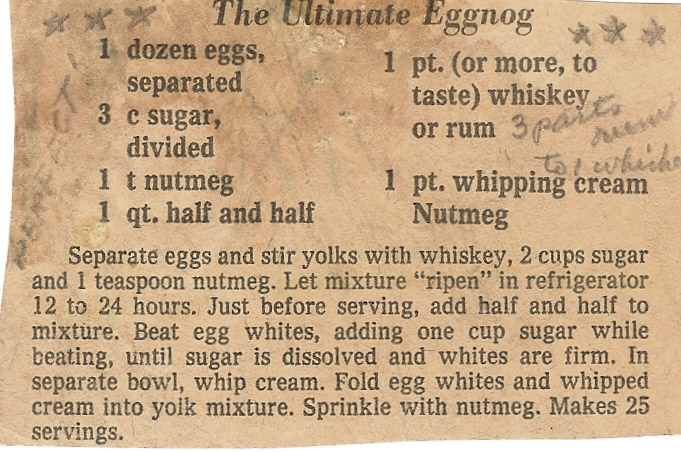 eggnog recipe