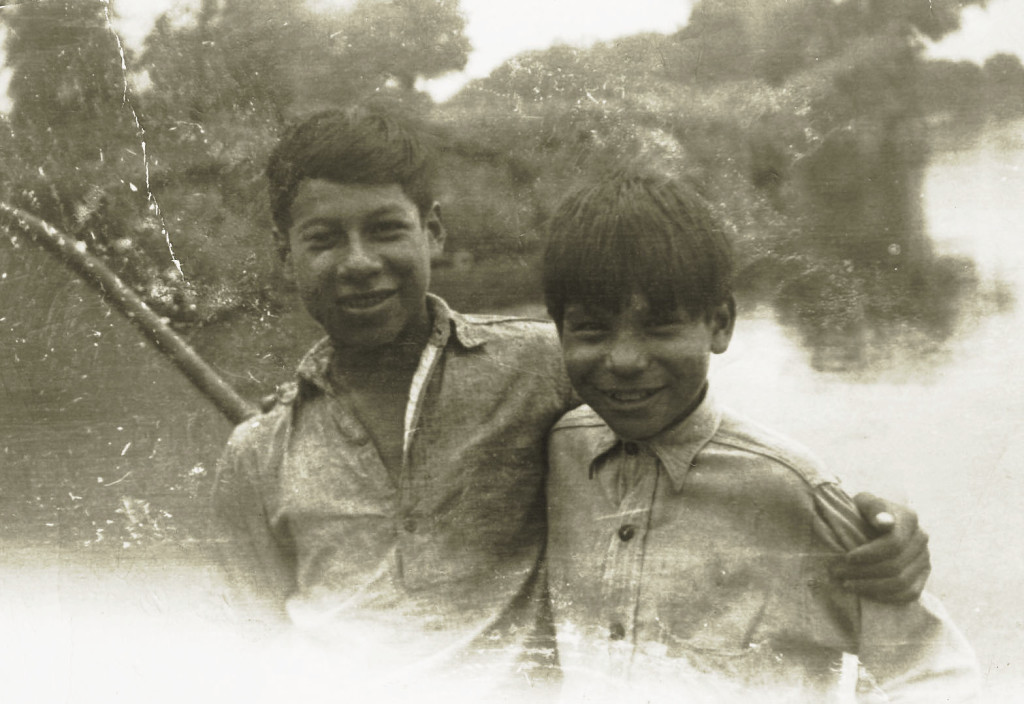 Two boys from Walpole Island.