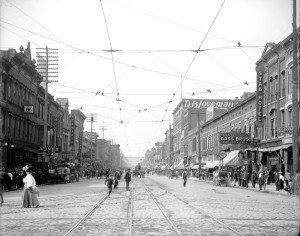 Market Street in 1907 (From: Preservation of Chattanooga Central History)