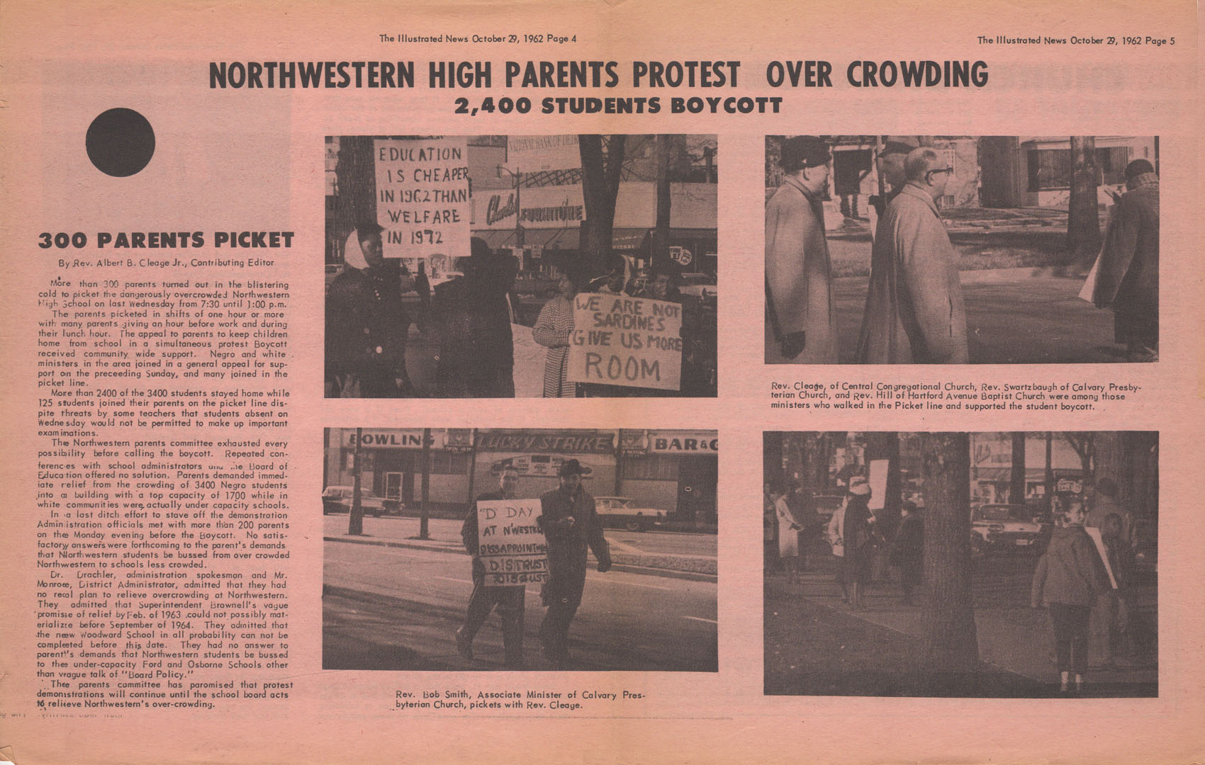 Parents Protest NW centerspread
